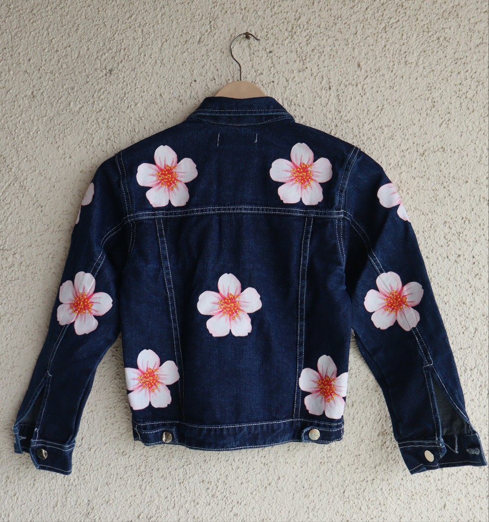 Trendy Pink Flower Jacket