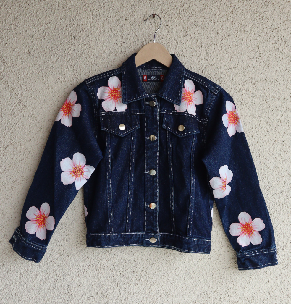 Trendy Pink Flower Jacket