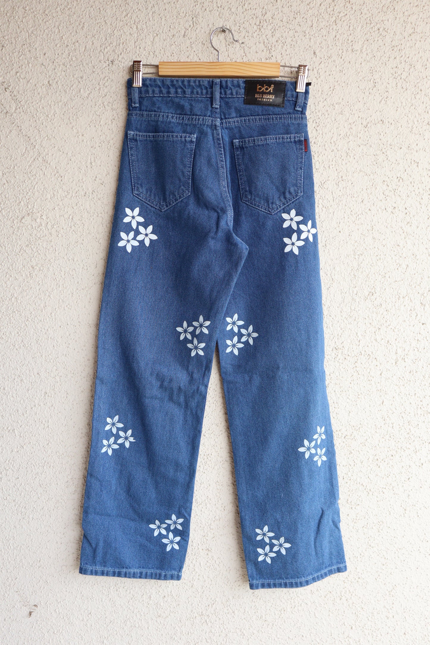 Trendy Minimally Printed Wide leg Jeans