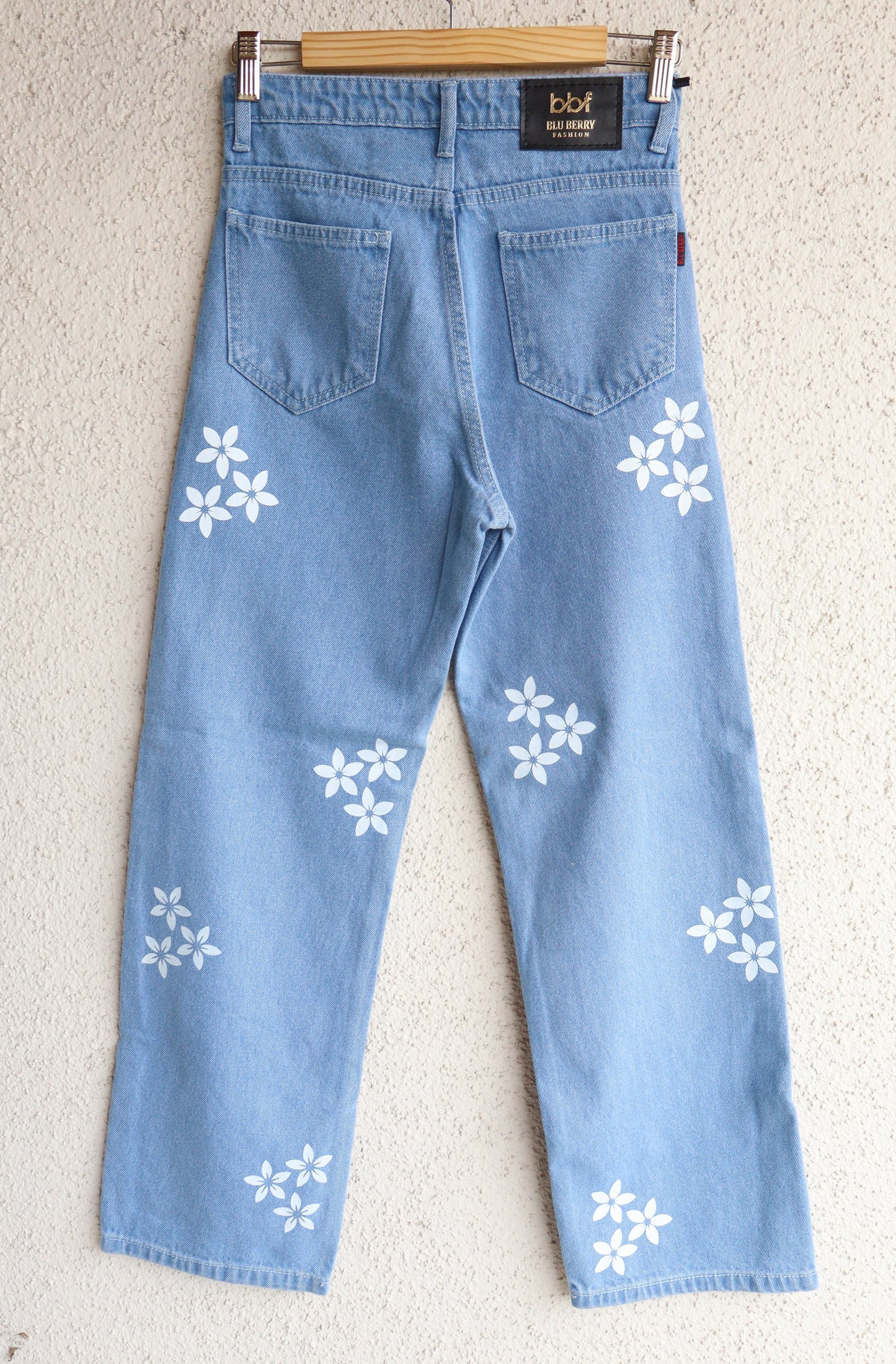 Trendy Minimally Printed Wide leg Jeans