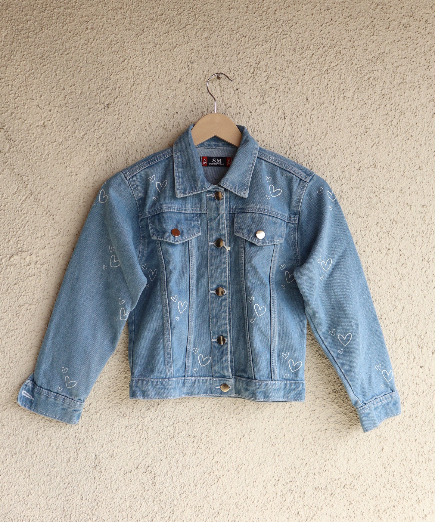 Heartbeat Light Blue Denim Jacket!