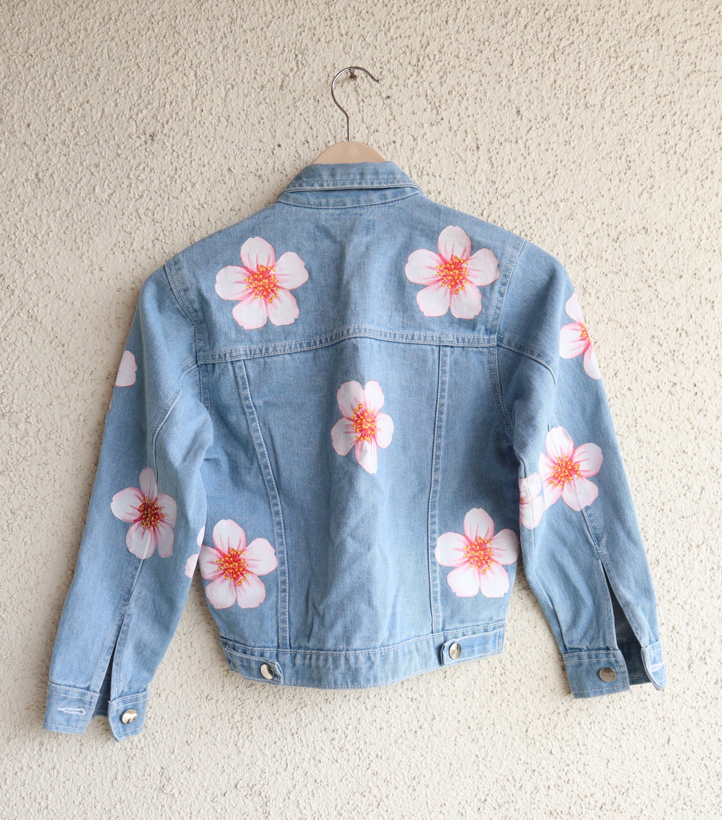 Trendy Pink Flower Jacket