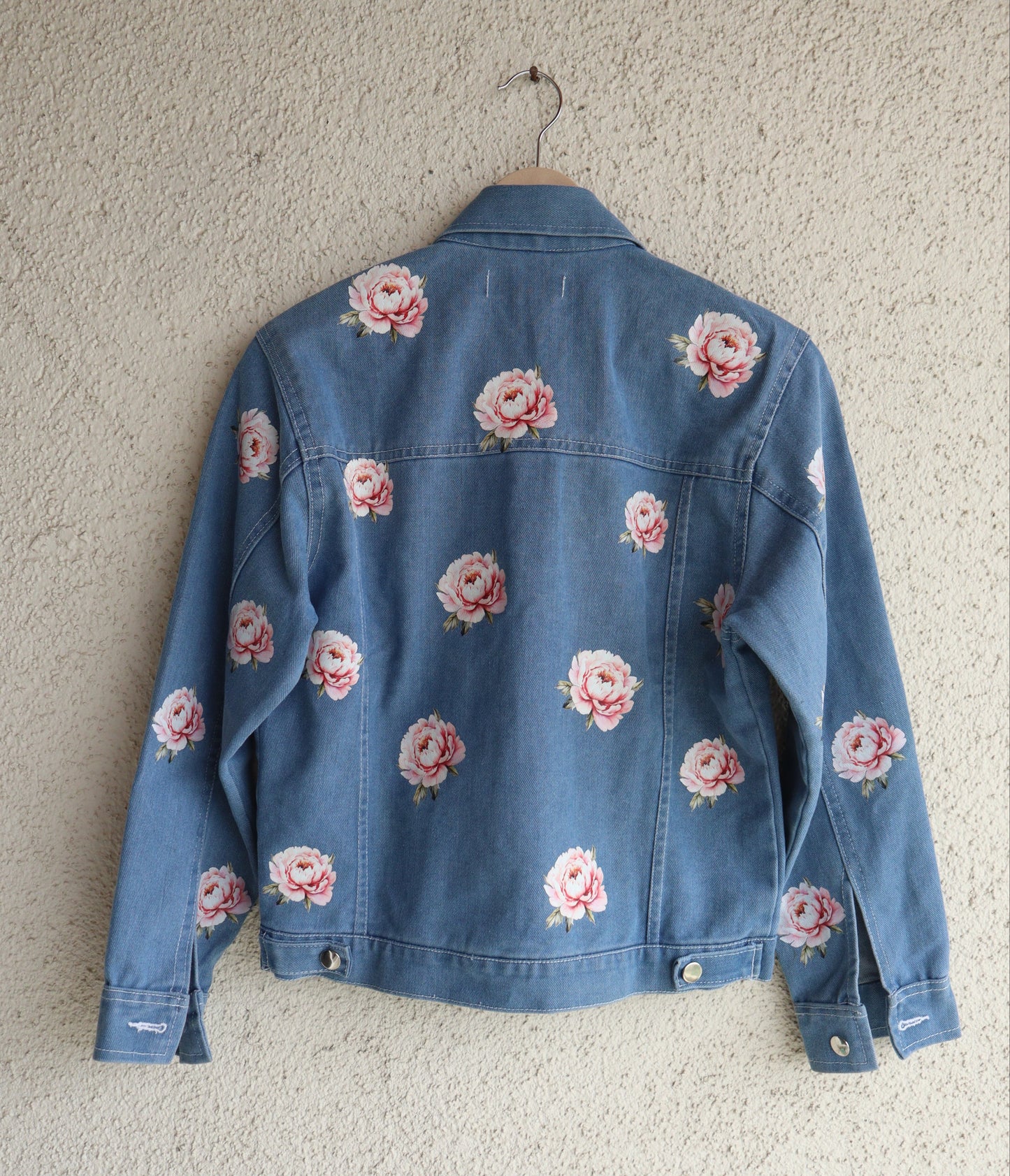 Rose Babe Floral Denim Jacket