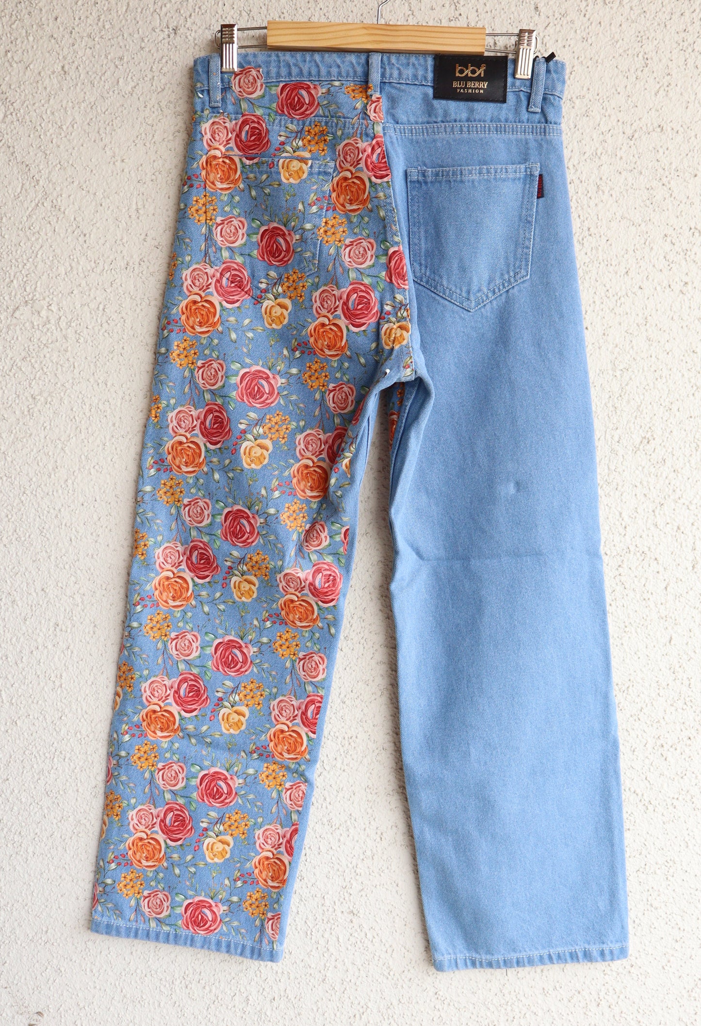 Red Rose Premium Wide Leg Jeans