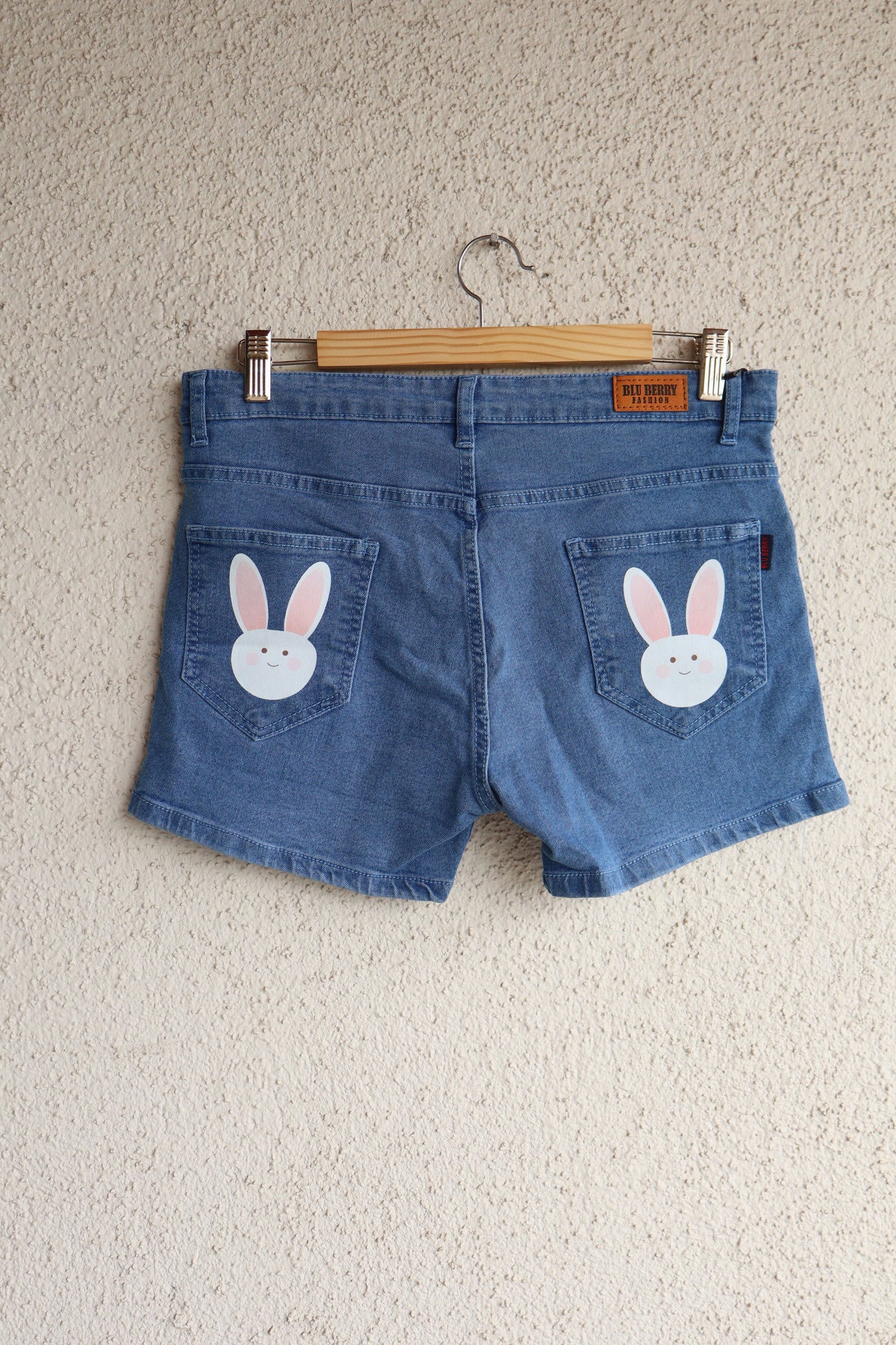 Trendy White Bunny Shorts
