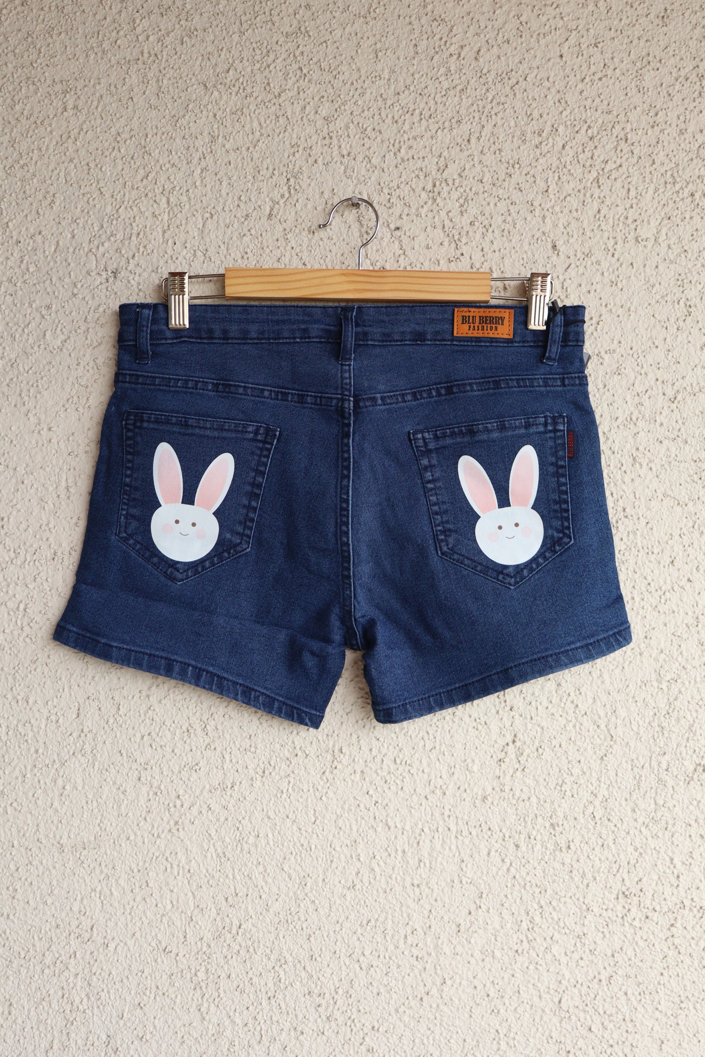 Trendy White Bunny Shorts