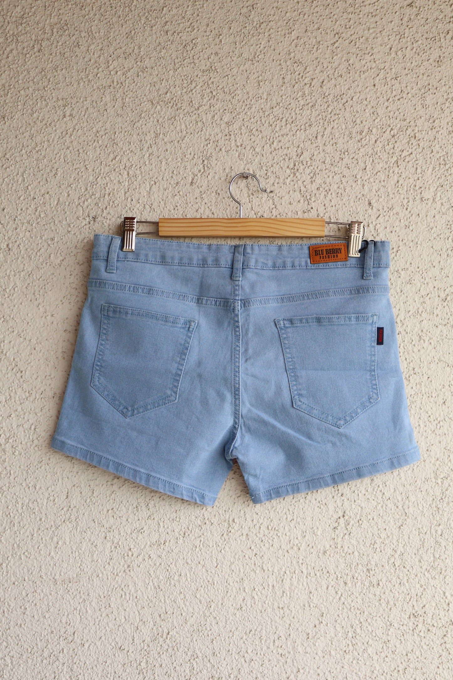 Trendy Mandala Printed Denim Shorts