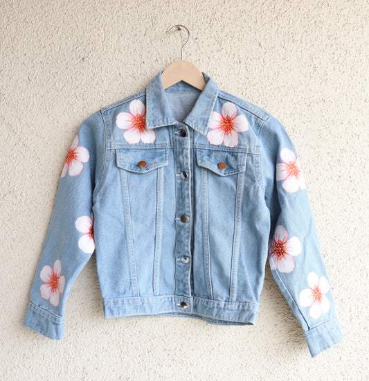 Trendy Pink Flower Jacket