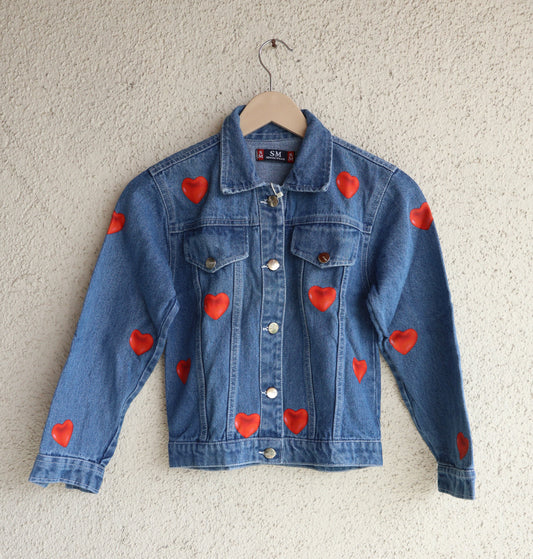 Trendy Heart It Out Denim Jacket