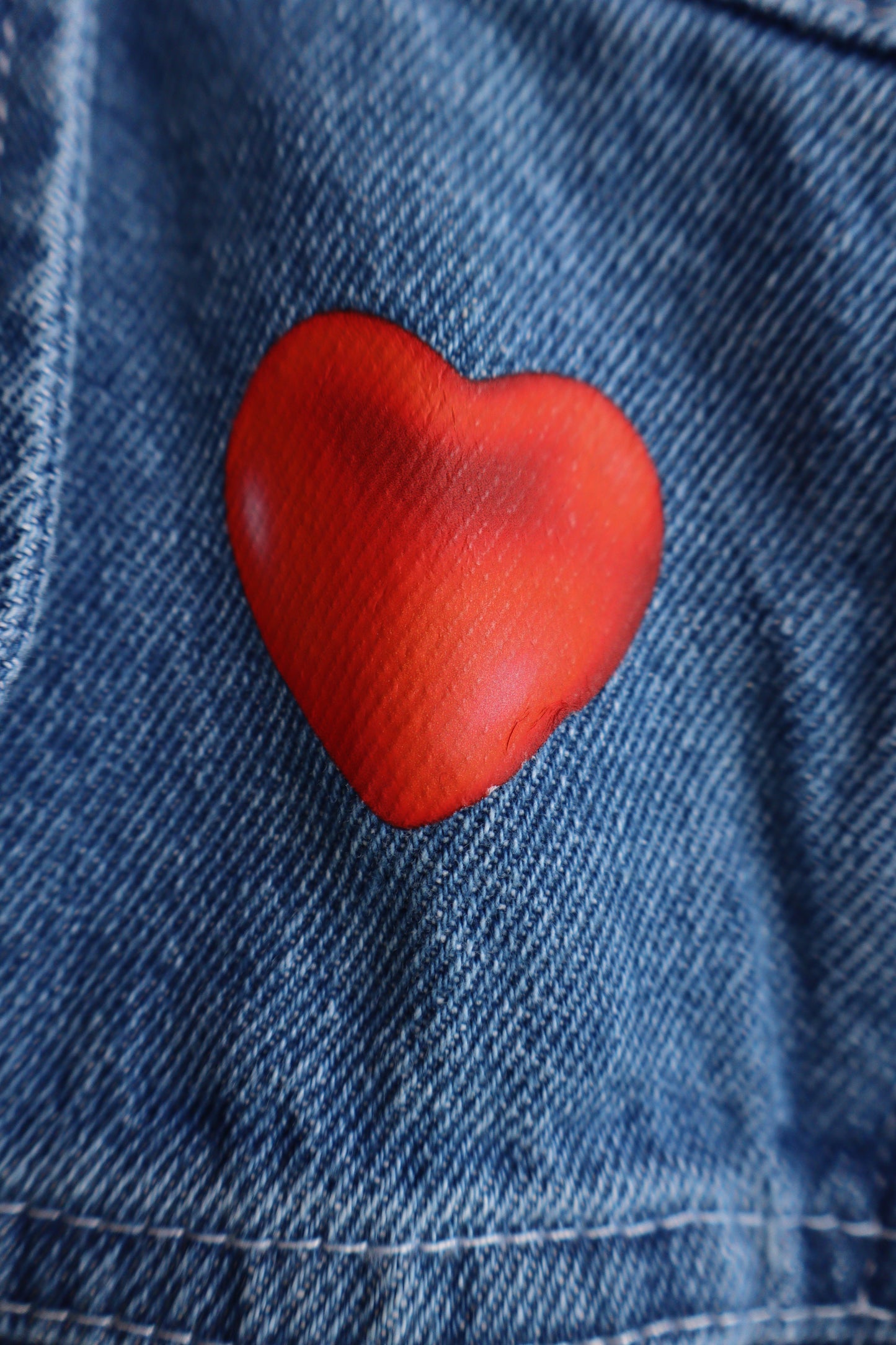 Trendy Heart It Out Denim Jacket