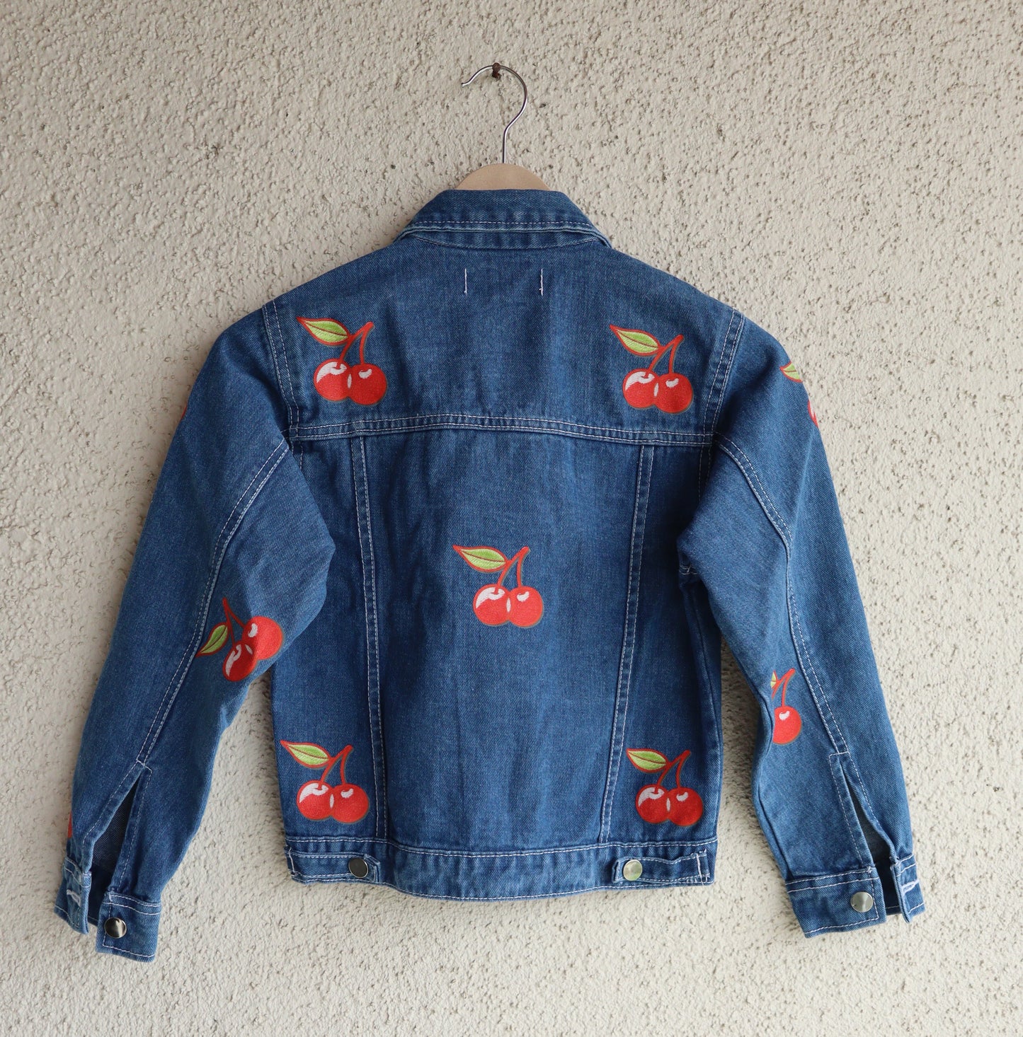 Trendy Cherry Bomb Denim Jacket