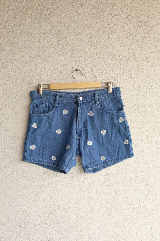 Daisy Denim Shorts
